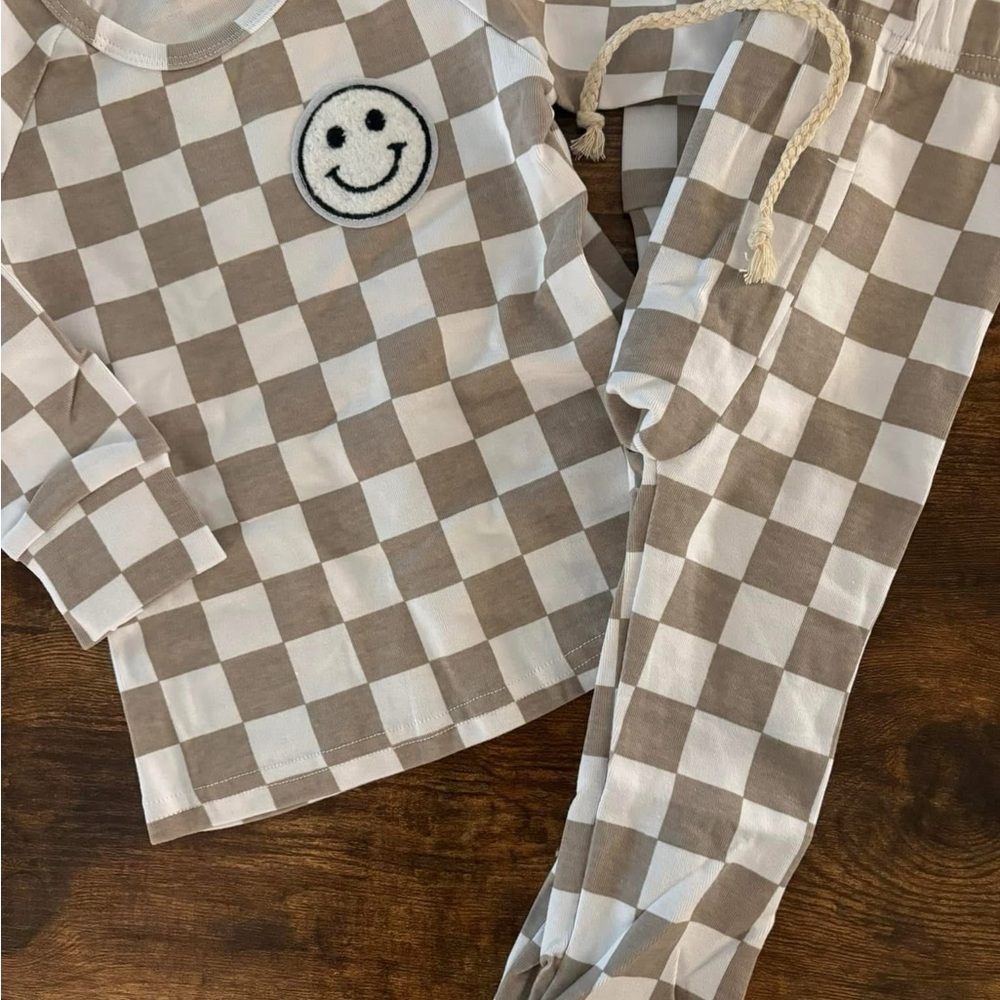 Toddler Checkered Matching Set